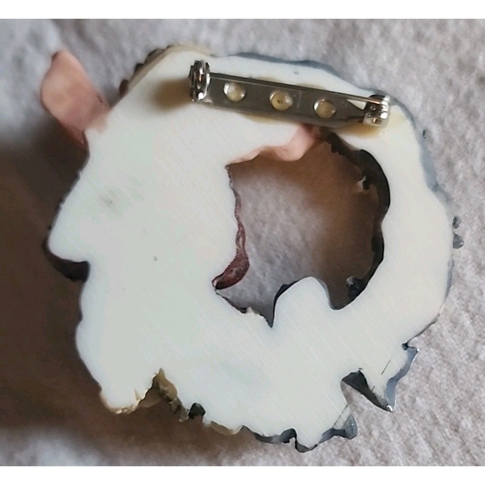 Boyds Bear  Folk Wear Astrid Frost Fairie Frost Flakes Bag Brooch Pin Vintage - Picture 3 of 3